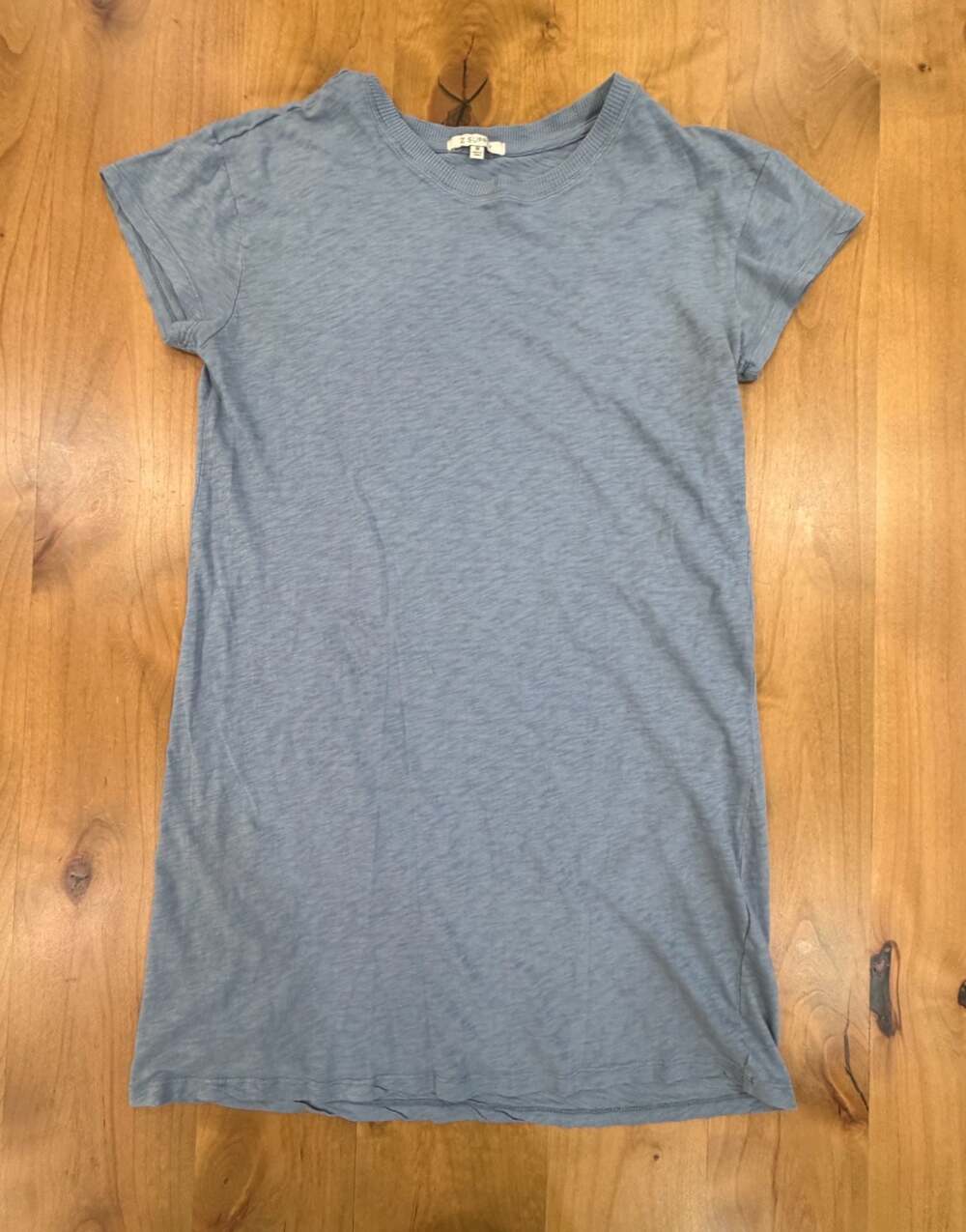 Z Supply Modern Crew Slub Mini T-Shirt Dress